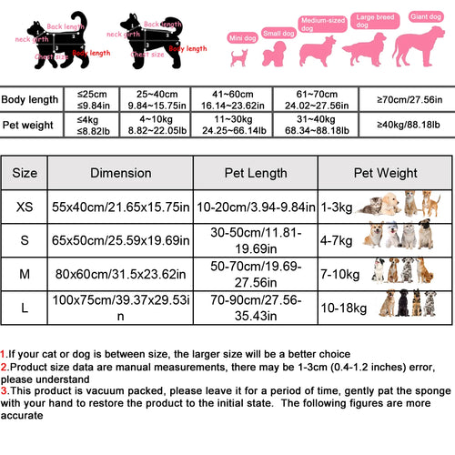 Breathable Large Dog Bed with Pillow Ice Silk Fabric cashymart