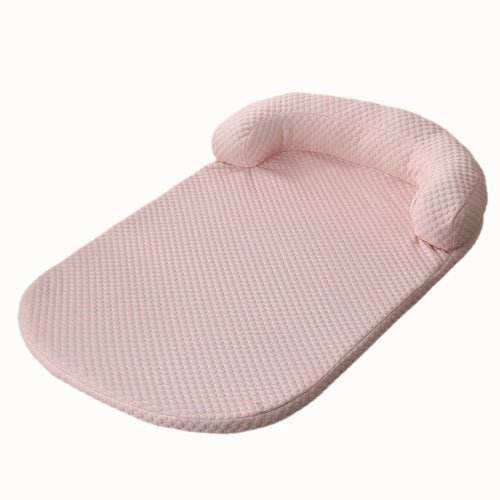 Breathable Large Dog Bed with Pillow Ice Silk Fabric cashymart
