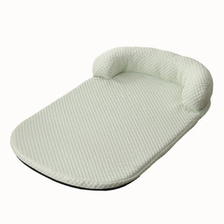  Breathable Large Dog Bed with Pillow Ice Silk Fabric cashymart