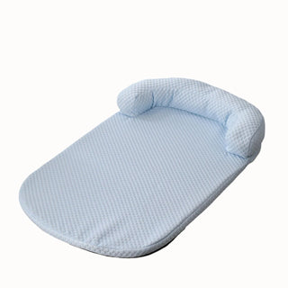  Breathable Large Dog Bed with Pillow Ice Silk Fabric cashymart