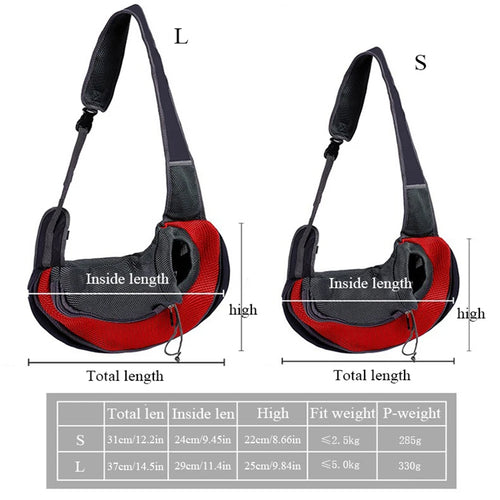  Breathable Mesh Dog Backpack Carrier cashymart