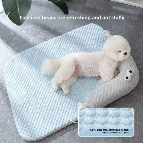  Breathable Summer Dog Bed Mat for Heatstroke Prevention cashymart