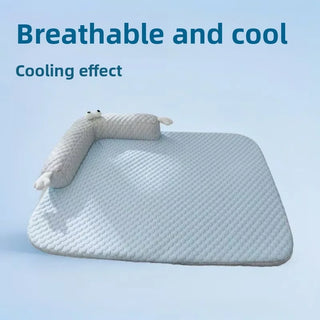  Breathable Summer Dog Bed Mat for Heatstroke Prevention cashymart