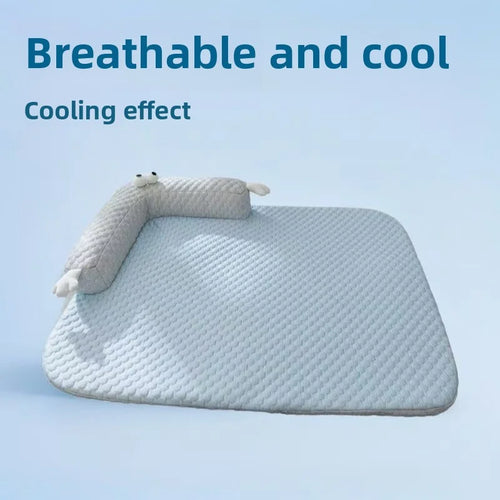  Breathable Summer Dog Bed Mat for Heatstroke Prevention cashymart