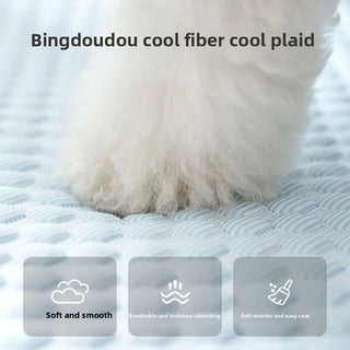  Breathable Summer Dog Bed Mat for Heatstroke Prevention cashymart
