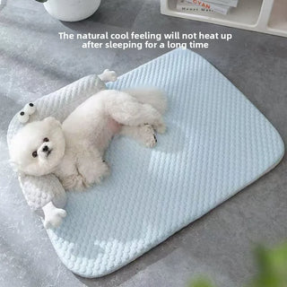  Breathable Summer Dog Bed Mat for Heatstroke Prevention cashymart