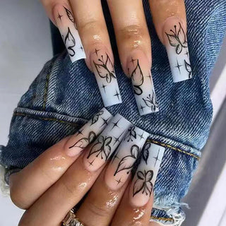  Broken Diamond Green Butterfly T-shaped Nail Art Kit cashymart