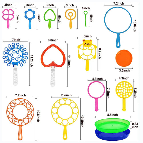  Bubble Blowing Tools Set for Outdoor Kids Fun cashymart