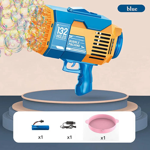  Bubble Gun Launcher with Colorful Lights cashymart