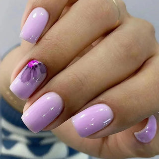  Butterfly Blossom Square Press-On Nails cashymart