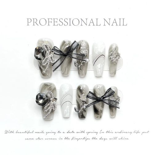  Butterfly Camellia Stiletto Nails cashymart