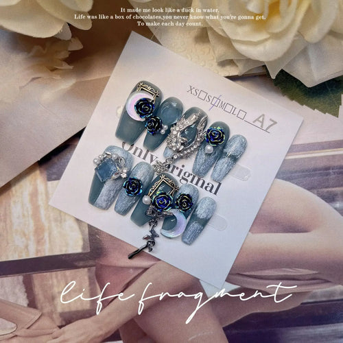  Butterfly Camellia Stiletto Nails cashymart