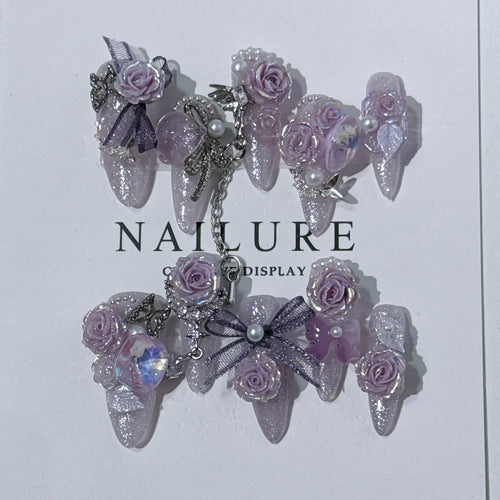  Butterfly Camellia Stiletto Nails cashymart