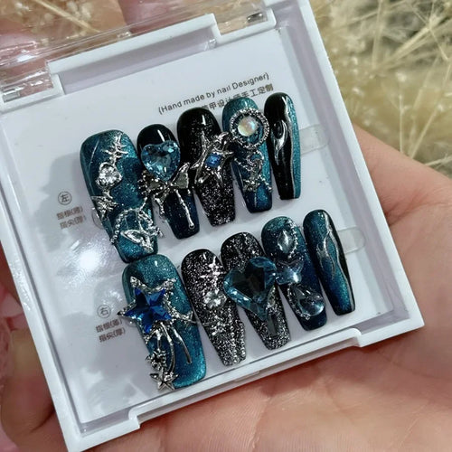  Butterfly Camellia Stiletto Nails cashymart