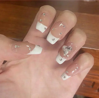  Butterfly Design Long Coffin Press-On Nails cashymart