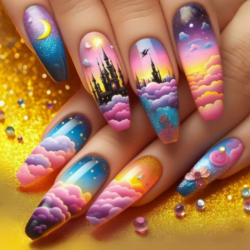  Butterfly Pattern Press-On Nail Stickers cashymart