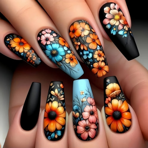  Butterfly Pattern Press-On Nail Stickers cashymart