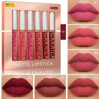  Cakaila Matte Liquid Lipstick set cashymart