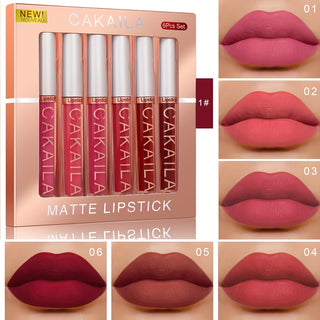  Cakaila Matte Liquid Lipstick set cashymart