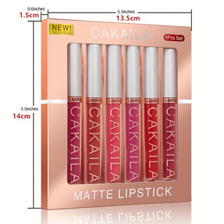  Cakaila Matte Liquid Lipstick set cashymart