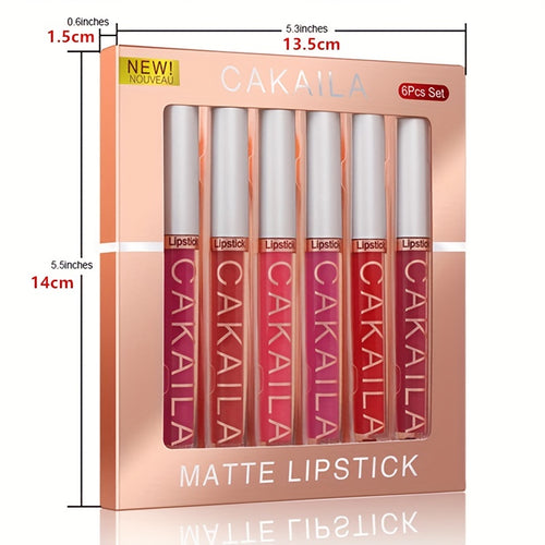  Cakaila Matte Liquid Lipstick set cashymart