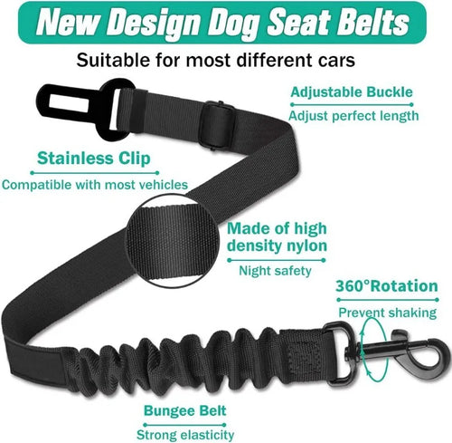  Car Dog Safety Buckle Nylon Seat Belt cashymart