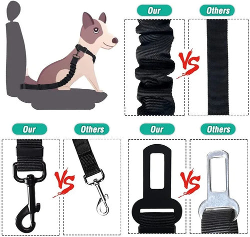  Car Dog Safety Buckle Nylon Seat Belt cashymart