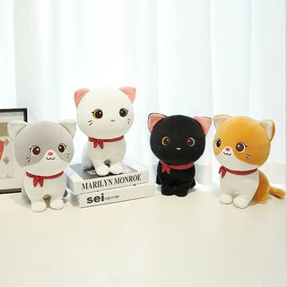  Cartoon Cat Plush Doll 24cm Cute Gift For Kids cashymart