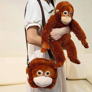  Cartoon Gorilla Plush Toy for Kids cashymart