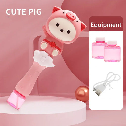 Cartoon Little Sheep Handheld Bubble Machine with Music cashymart