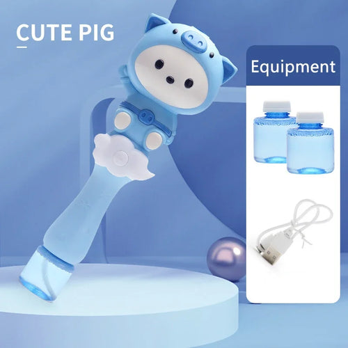 Cartoon Little Sheep Handheld Bubble Machine with Music cashymart