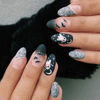  Cartoon Spider Bat Press-On Nails cashymart
