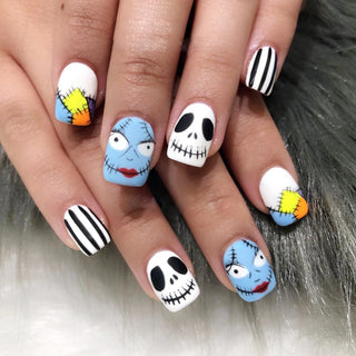  Cartoon Spider Bat Press-On Nails cashymart