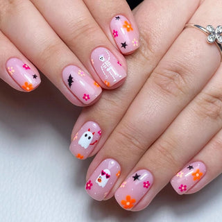  Cartoon Spider Bat Press-On Nails cashymart