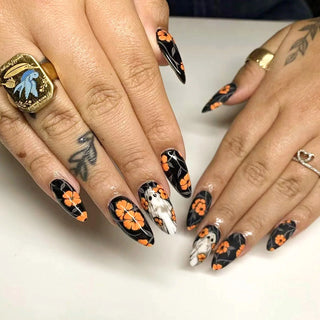  Cartoon Spider Bat Press-On Nails cashymart