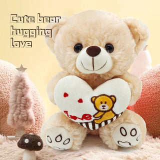  Cartoon Teddy Bear Heart Plush Toy Gift cashymart
