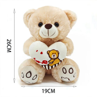  Cartoon Teddy Bear Heart Plush Toy Gift cashymart