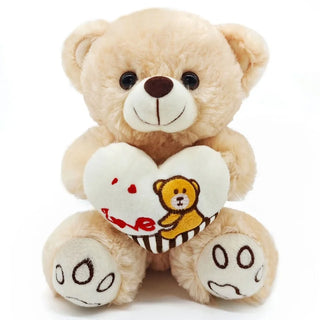  Cartoon Teddy Bear Heart Plush Toy Gift cashymart