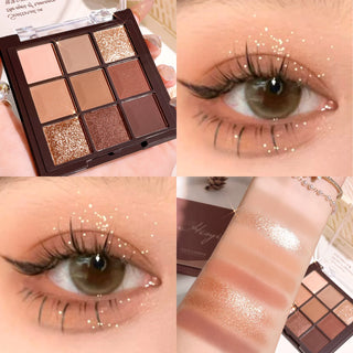  Cashymart 9 Color Chocolate Eyeshadow Palette cashymart