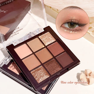  Cashymart 9 Color Chocolate Eyeshadow Palette cashymart