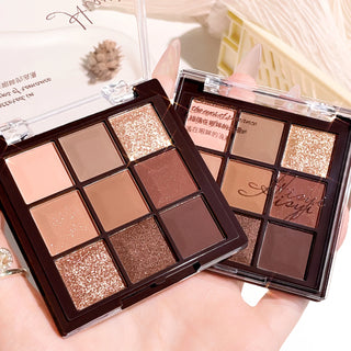  Cashymart 9 Color Chocolate Eyeshadow Palette cashymart