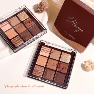  Cashymart 9 Color Chocolate Eyeshadow Palette cashymart