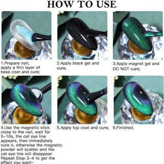  Cat Eye Gel Polish Kit cashymart