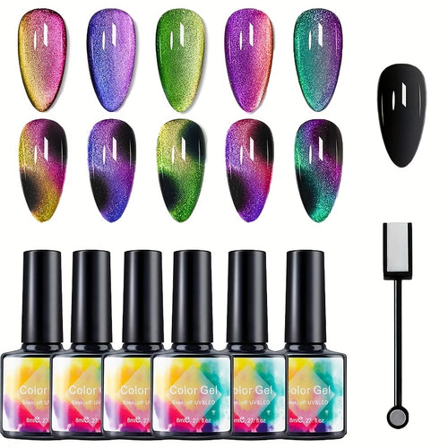  Cat Eye Gel Polish Kit cashymart