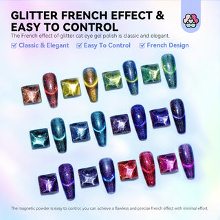  Cat Eye Nail Gel Set cashymart
