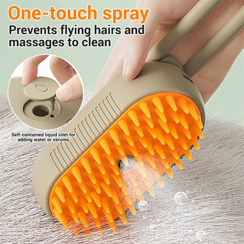  Cat Grooming Brush with Steam cashymart