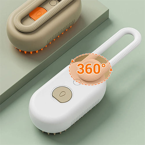  Cat Grooming Brush with Steam cashymart