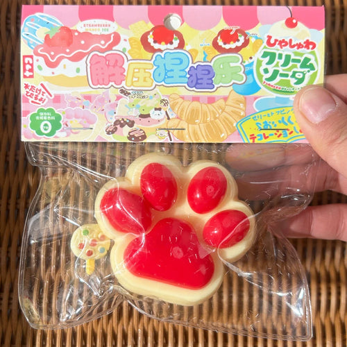  Cat Paw Mochi Squishy Fidget Toy Plush Stress Relief cashymart