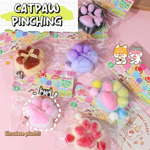  Cat Paw Mochi Squishy Fidget Toy Plush cashymart