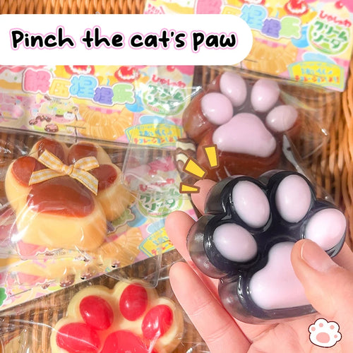  Cat Paw Mochi Squishy Fidget Toy Plush cashymart